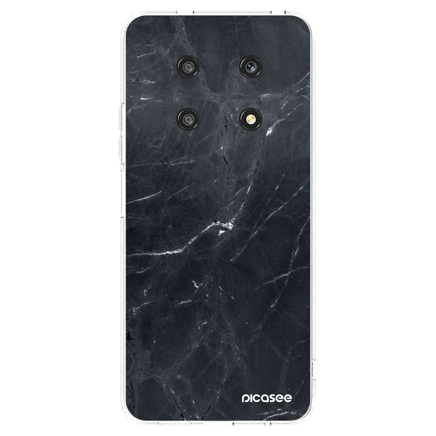 Picasee silikónový prehľadný obal pre Honor Magic4 Lite 5G - Black marble