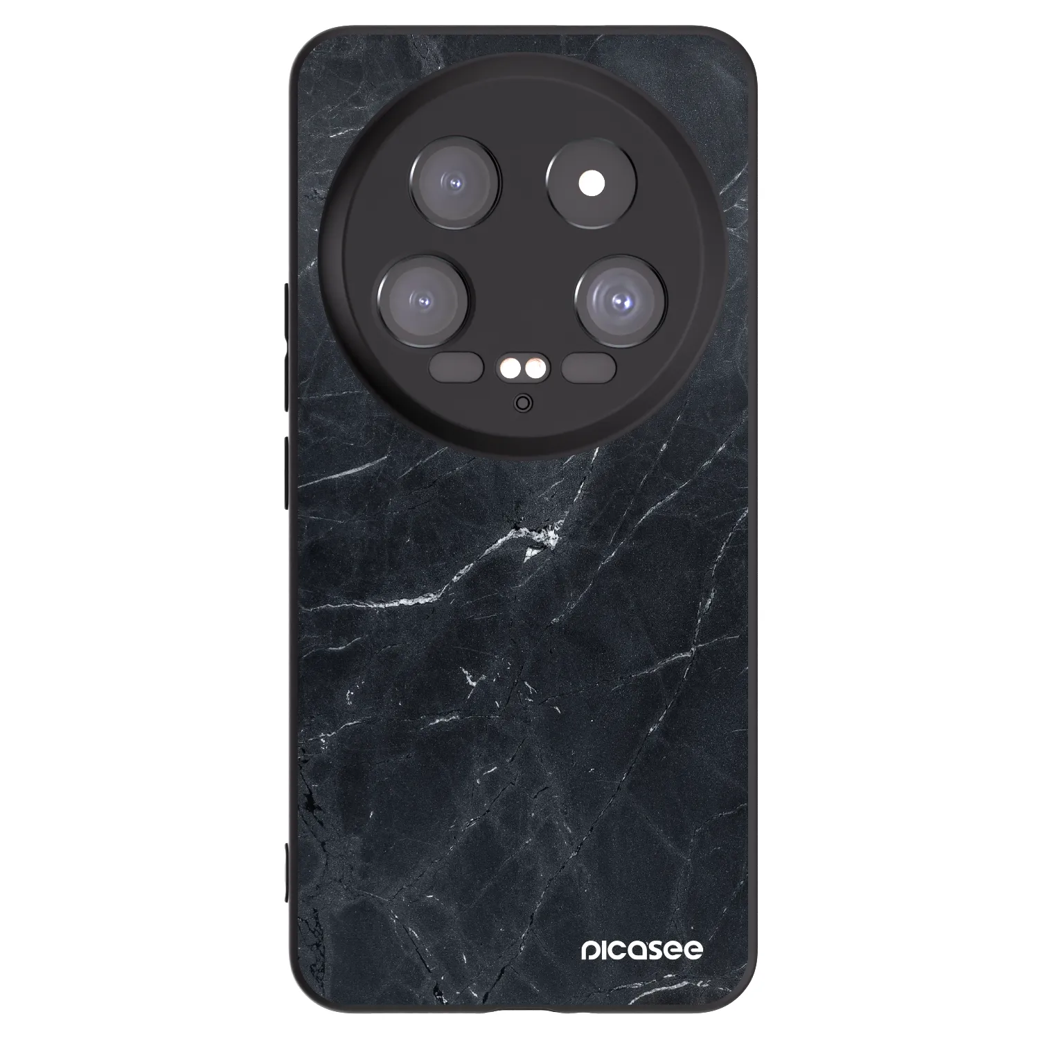 Silikónový čierny obal pre Xiaomi 14 Ultra - Black marble