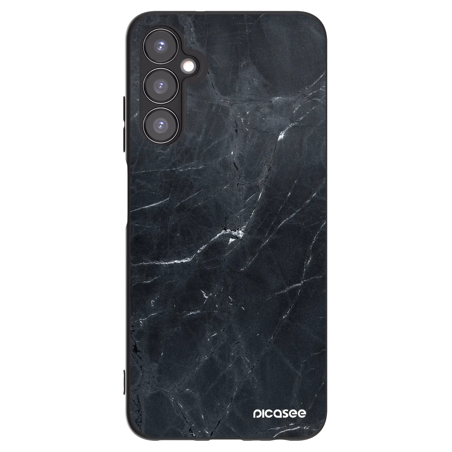 Picasee silikónový čierny obal pre Samsung Galaxy A05s A057G - Black marble
