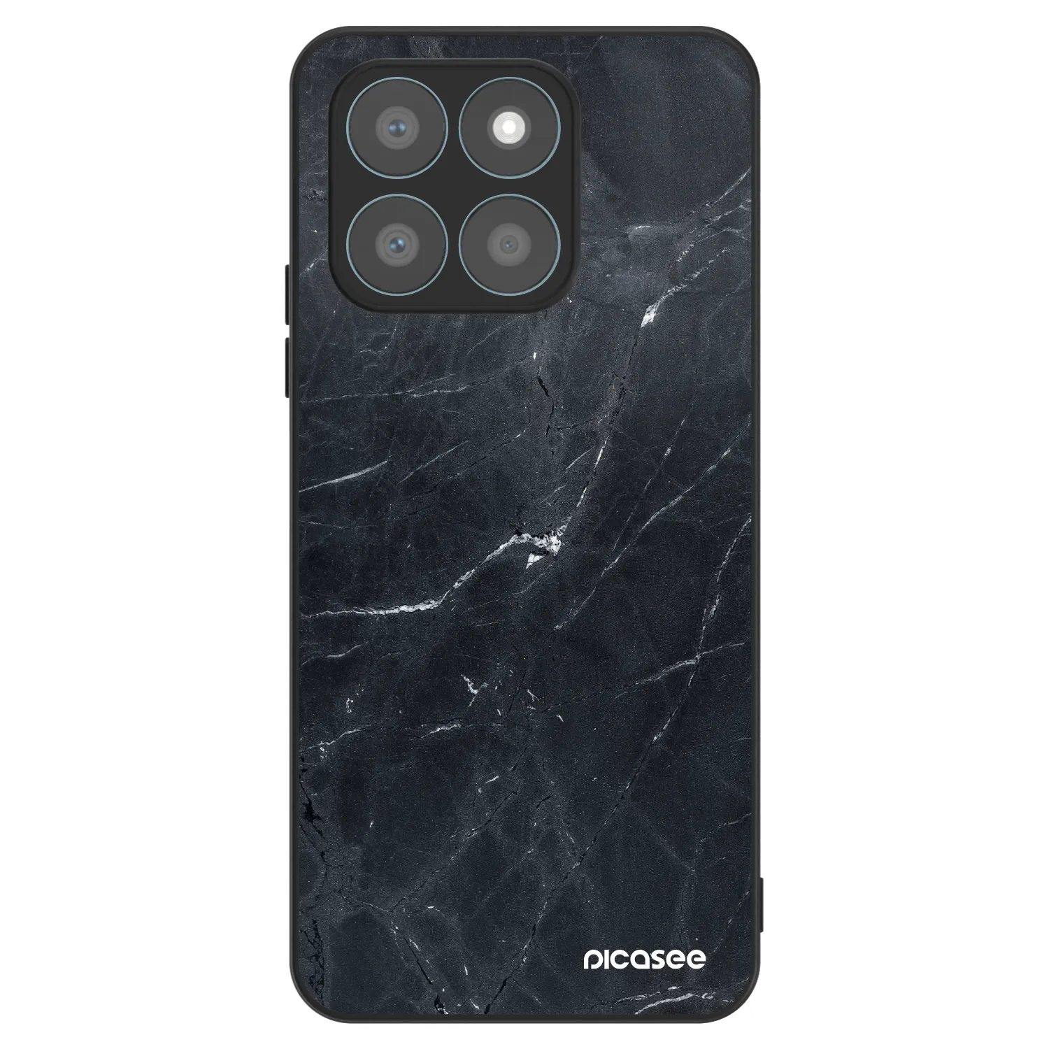 Picasee ULTIMATE CASE pro Honor X8c - Black marble