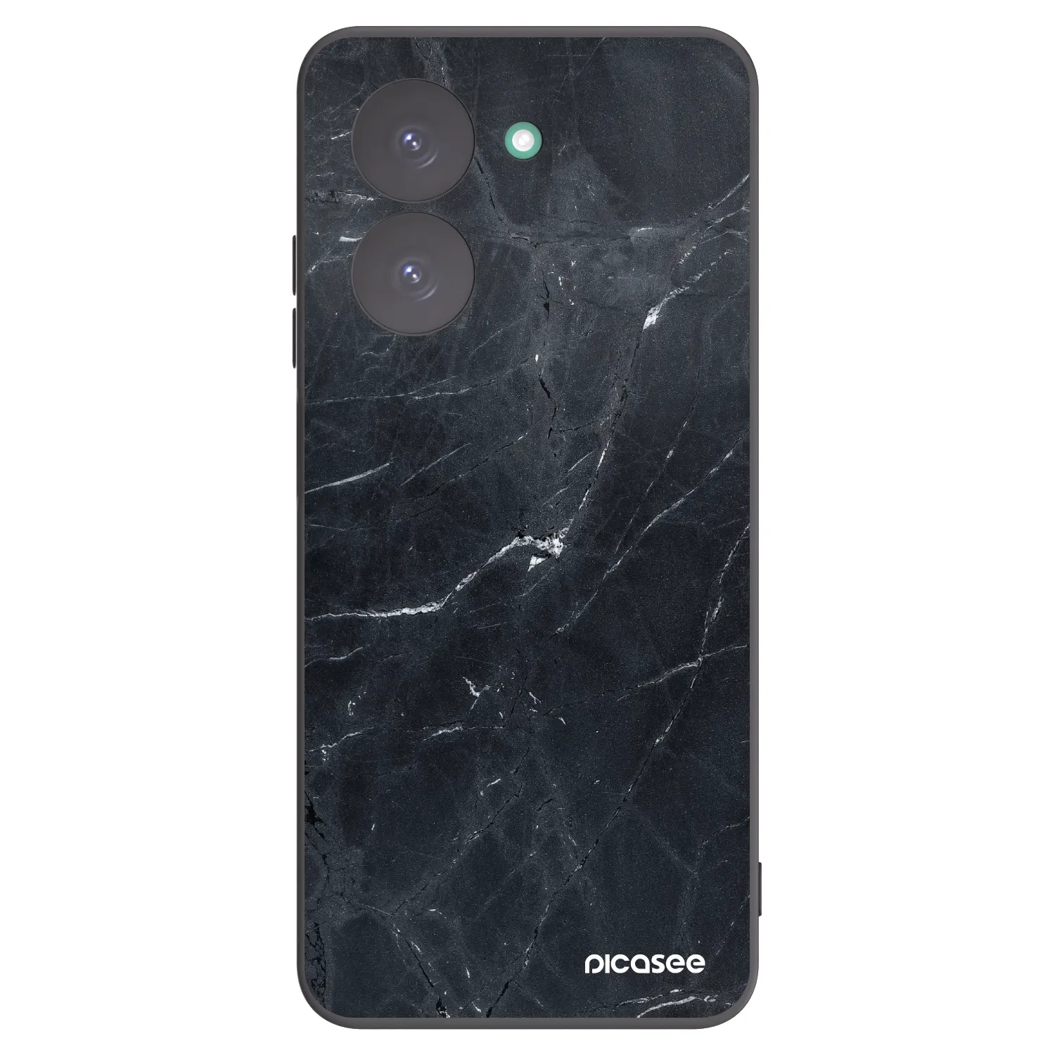 Silikónový čierny obal pre Xiaomi Redmi A5 - Black marble