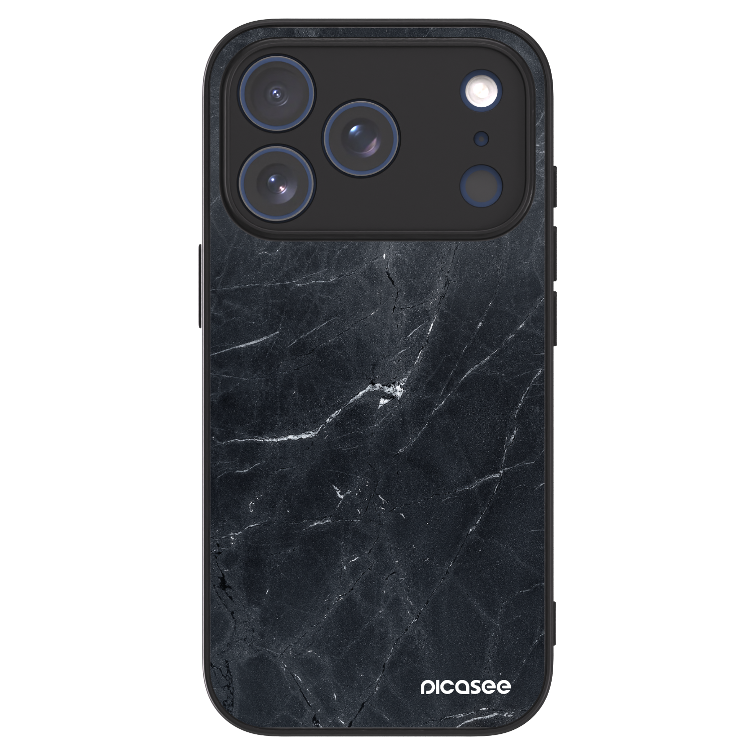 Picasee ULTIMATE CASE pro Apple iPhone 17 Pro - Black marble