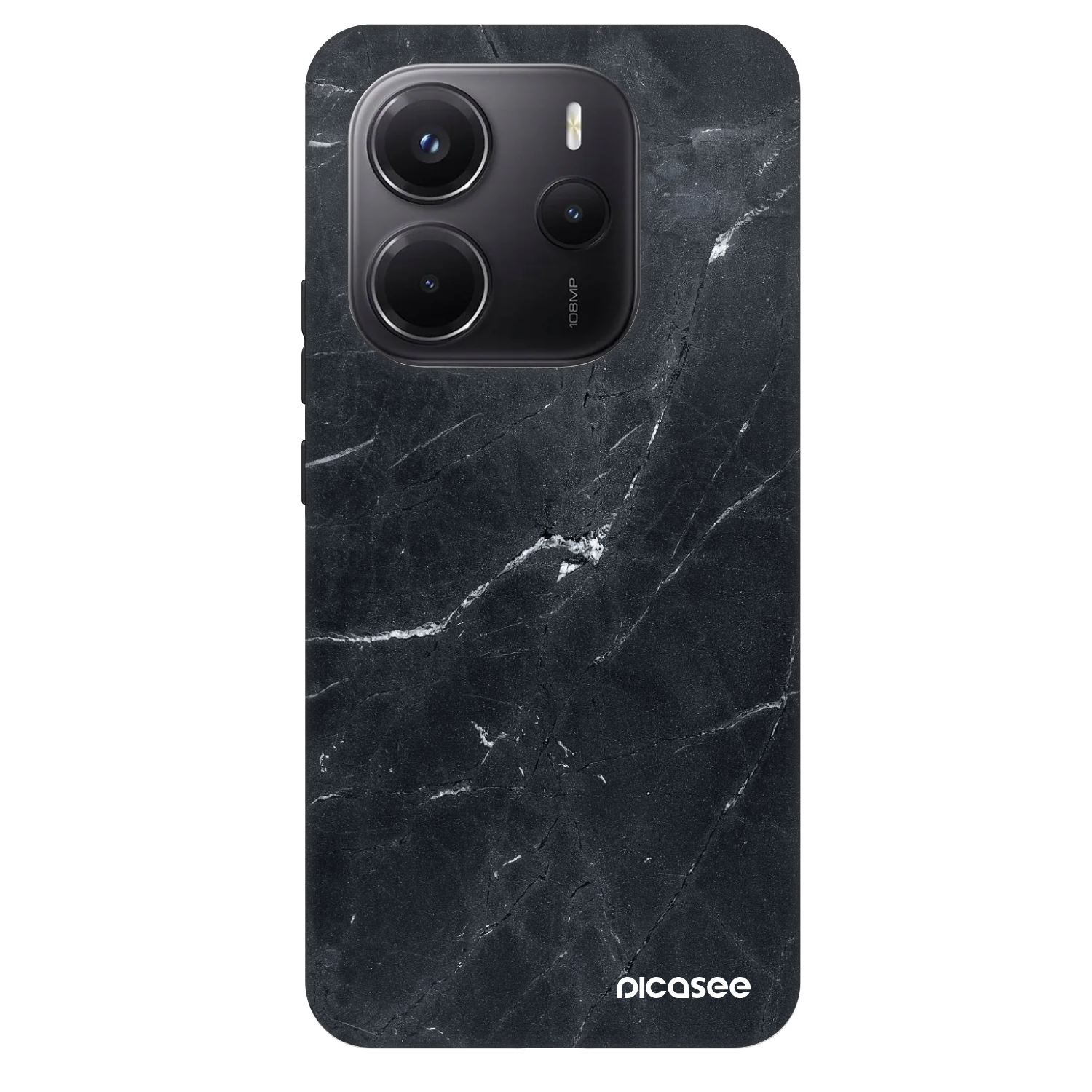 Fashion Case pre Xiaomi Redmi Note 14 5G - Black marble