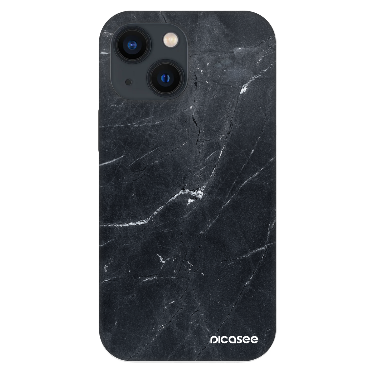 Picasee Fashion Case pre Apple iPhone 13 mini - Black marble
