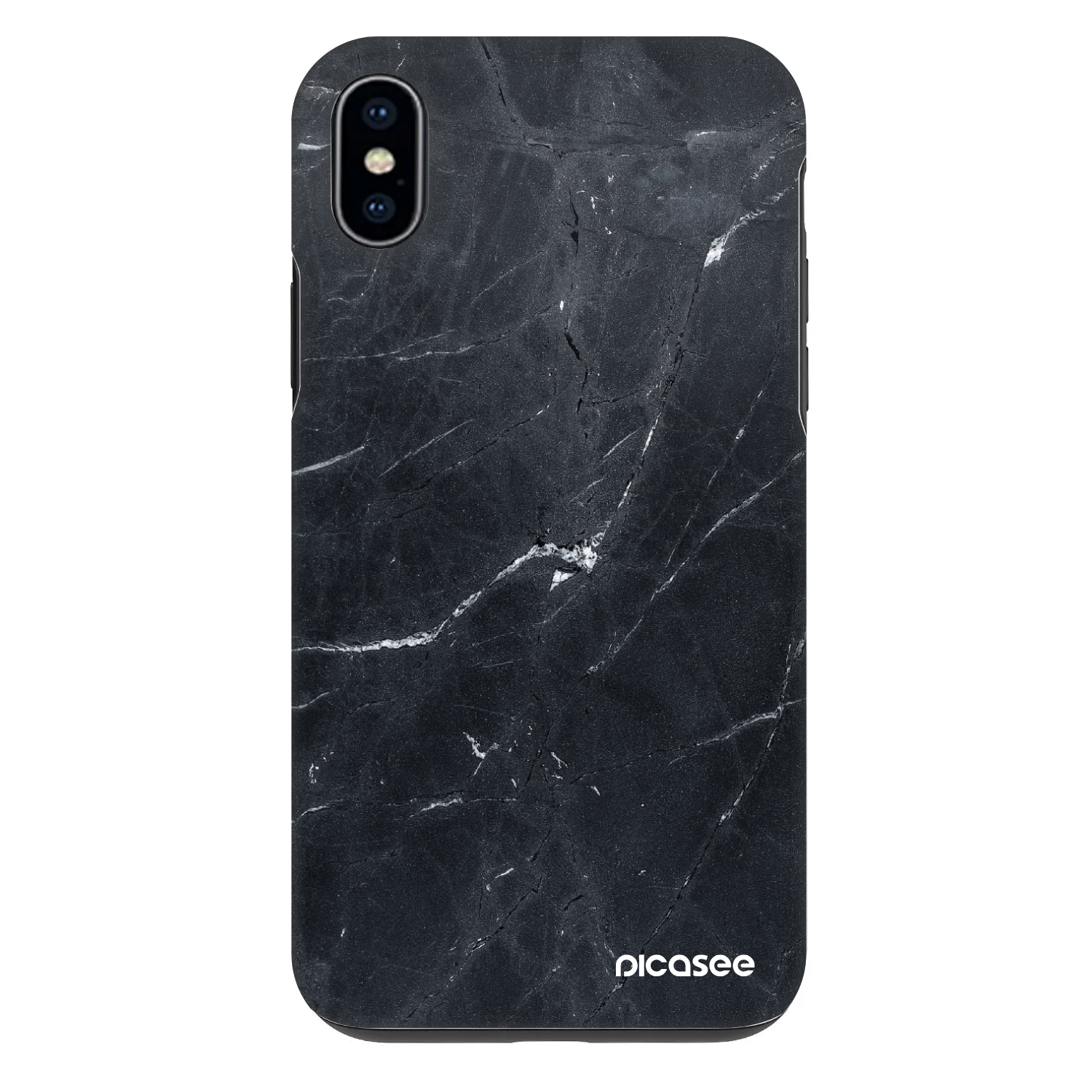 Picasee Fashion Case pre Apple iPhone XS Max - Black marble