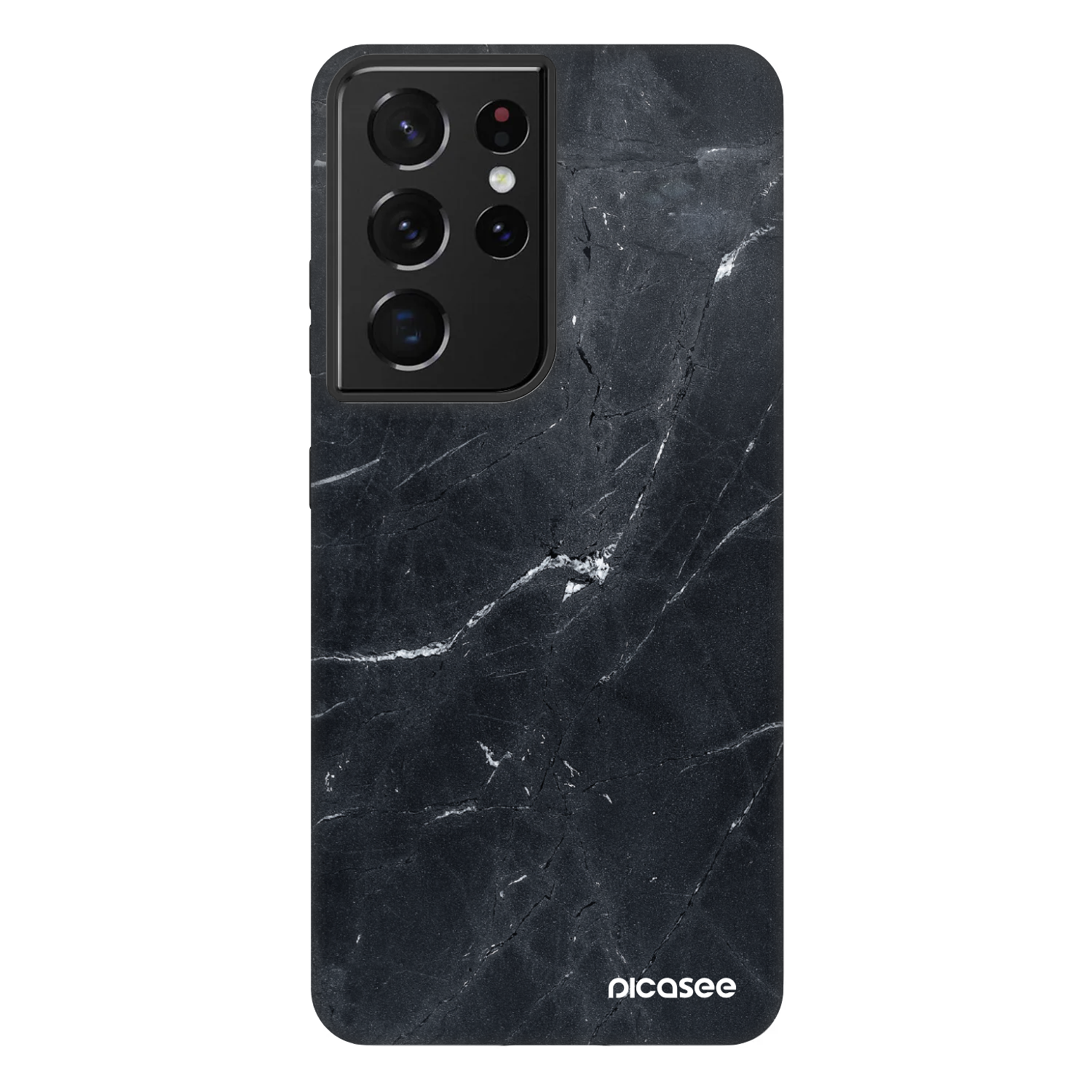 Picasee Fashion Case pre Samsung Galaxy S21 Ultra 5G G998B - Black marble