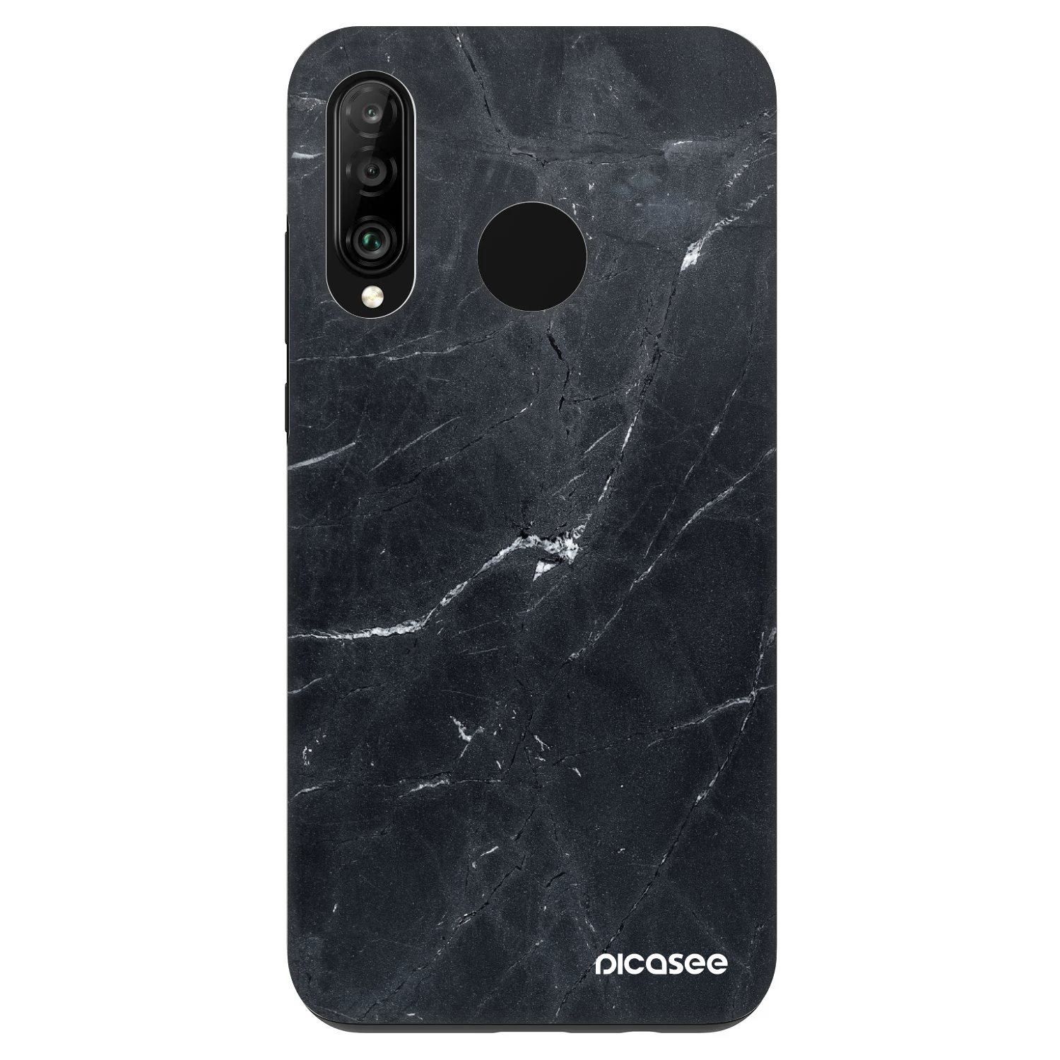 Picasee Fashion Case pre Huawei P30 Lite - Black marble