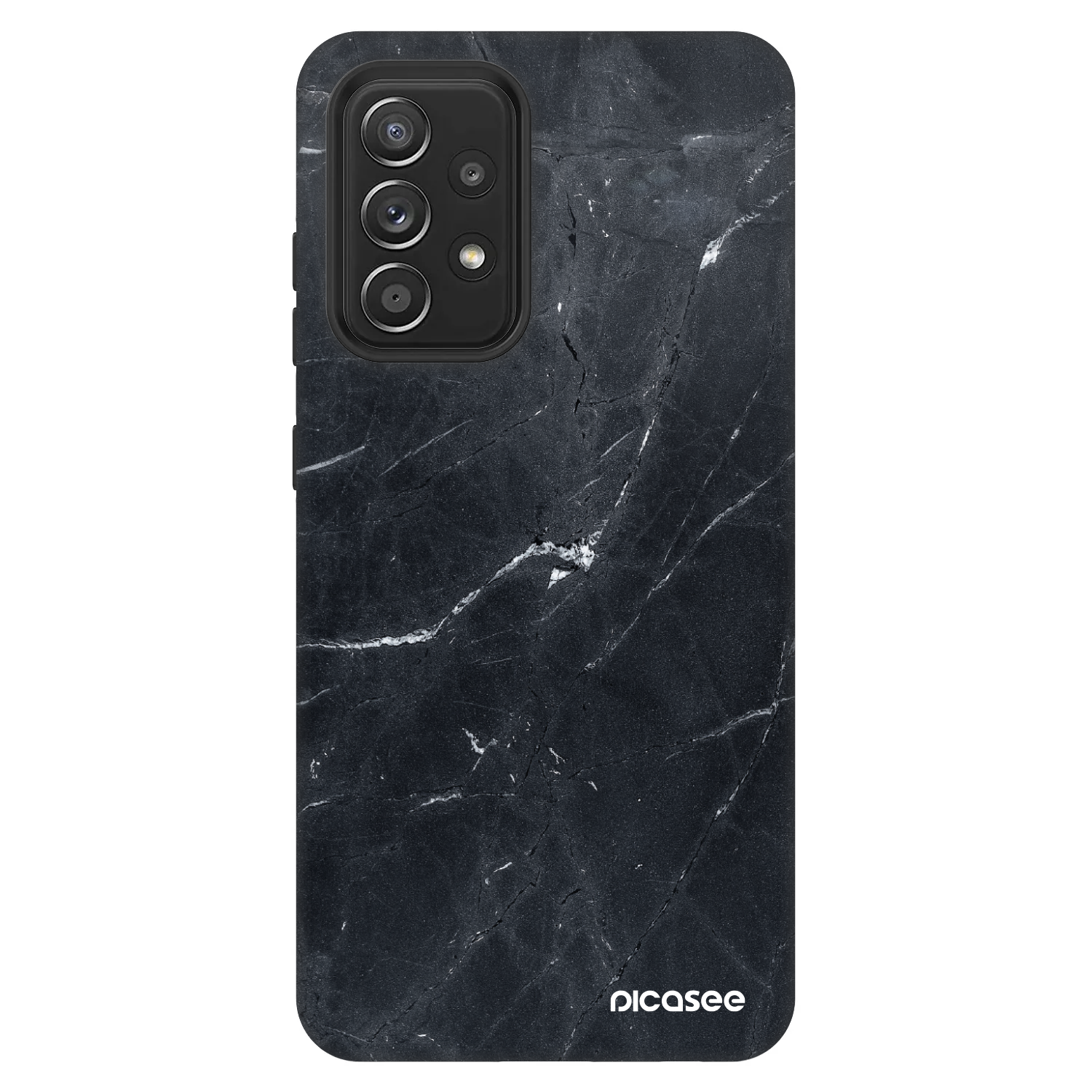 Picasee Fashion Case pre Samsung Galaxy A52 5G A525F - Black marble