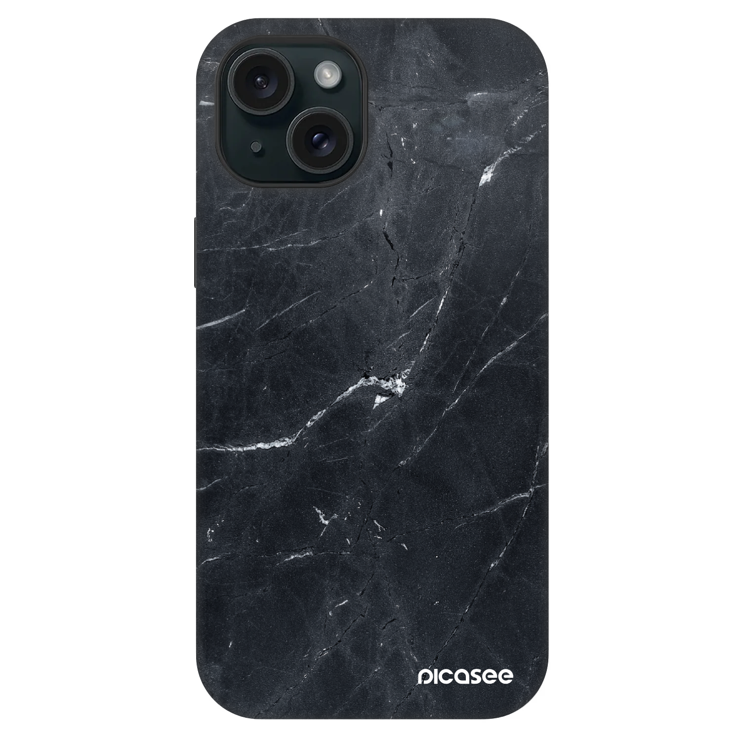 Picasee Fashion Case MagSafe pre Apple iPhone 15 - Black marble