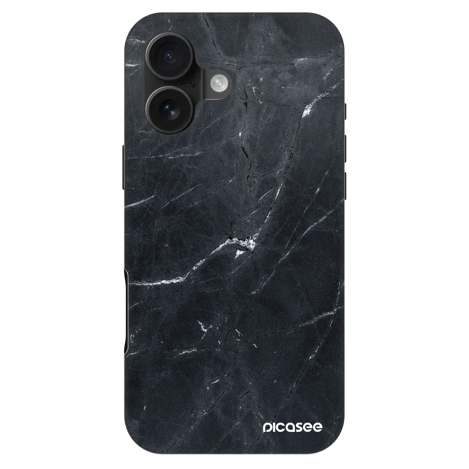 Picasee Fashion Case MagSafe pre Apple iPhone 16 - Black marble