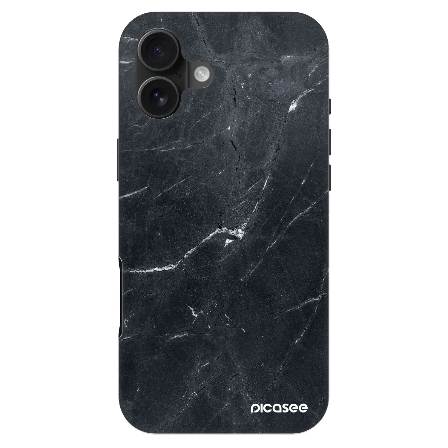 Picasee Fashion Case MagSafe pre Apple iPhone 16 Plus - Black marble