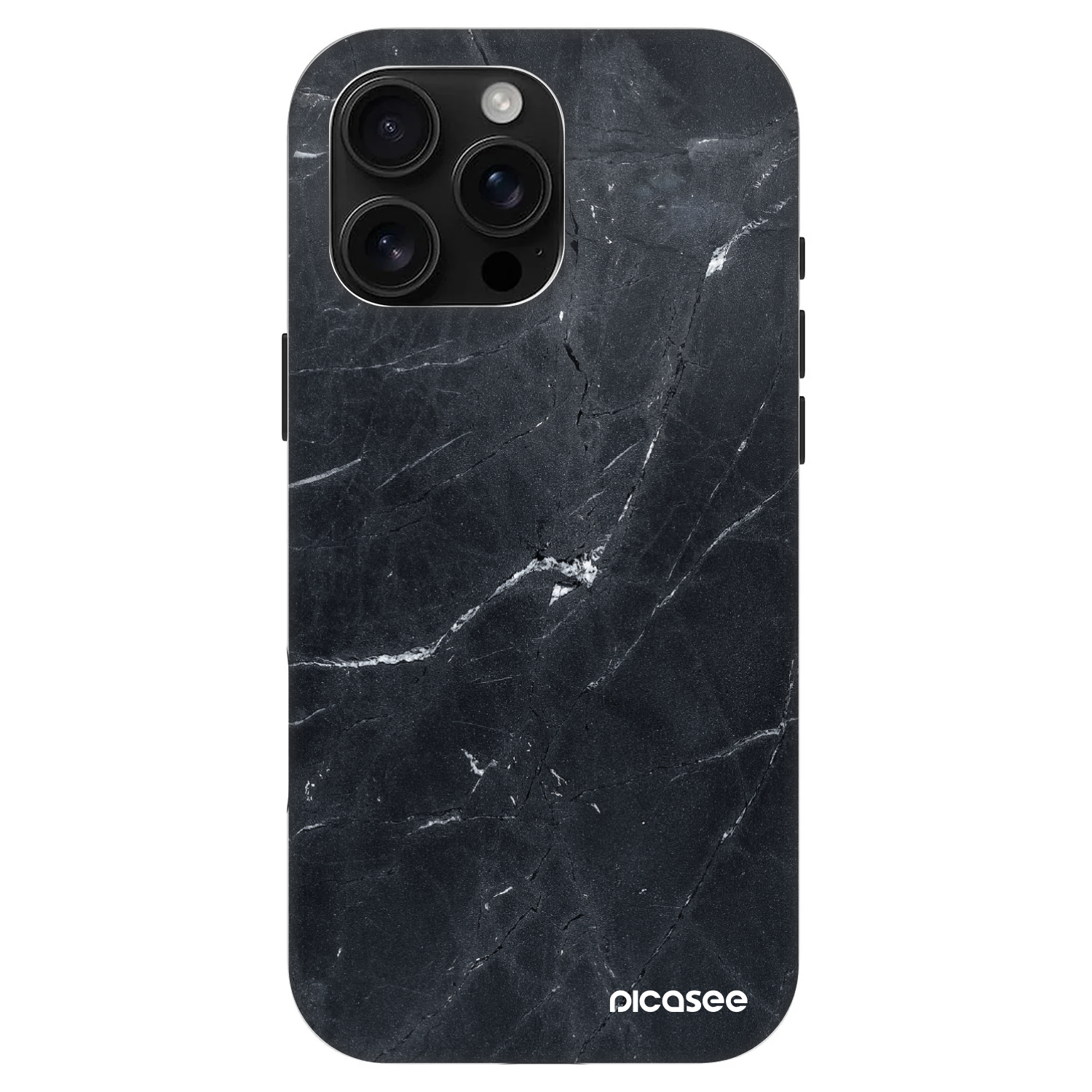 Picasee Fashion Case MagSafe pre Apple iPhone 16 Pro Max - Black marble
