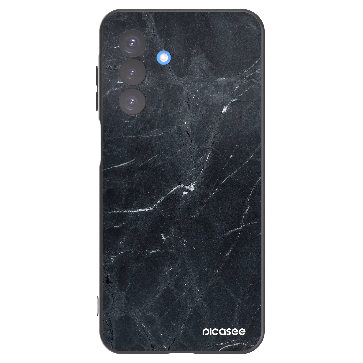 Picasee silikónový čierny obal pre Samsung Galaxy A17 5G - Black marble