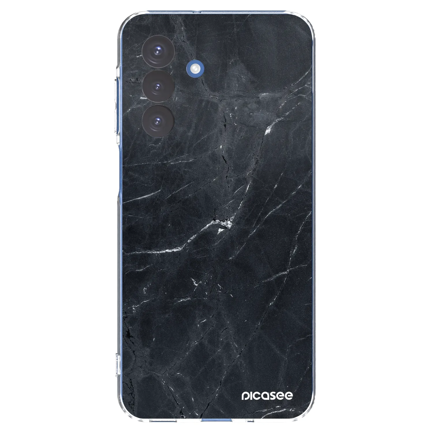 Picasee silikónový prehľadný obal pre Samsung Galaxy A17 5G - Black marble