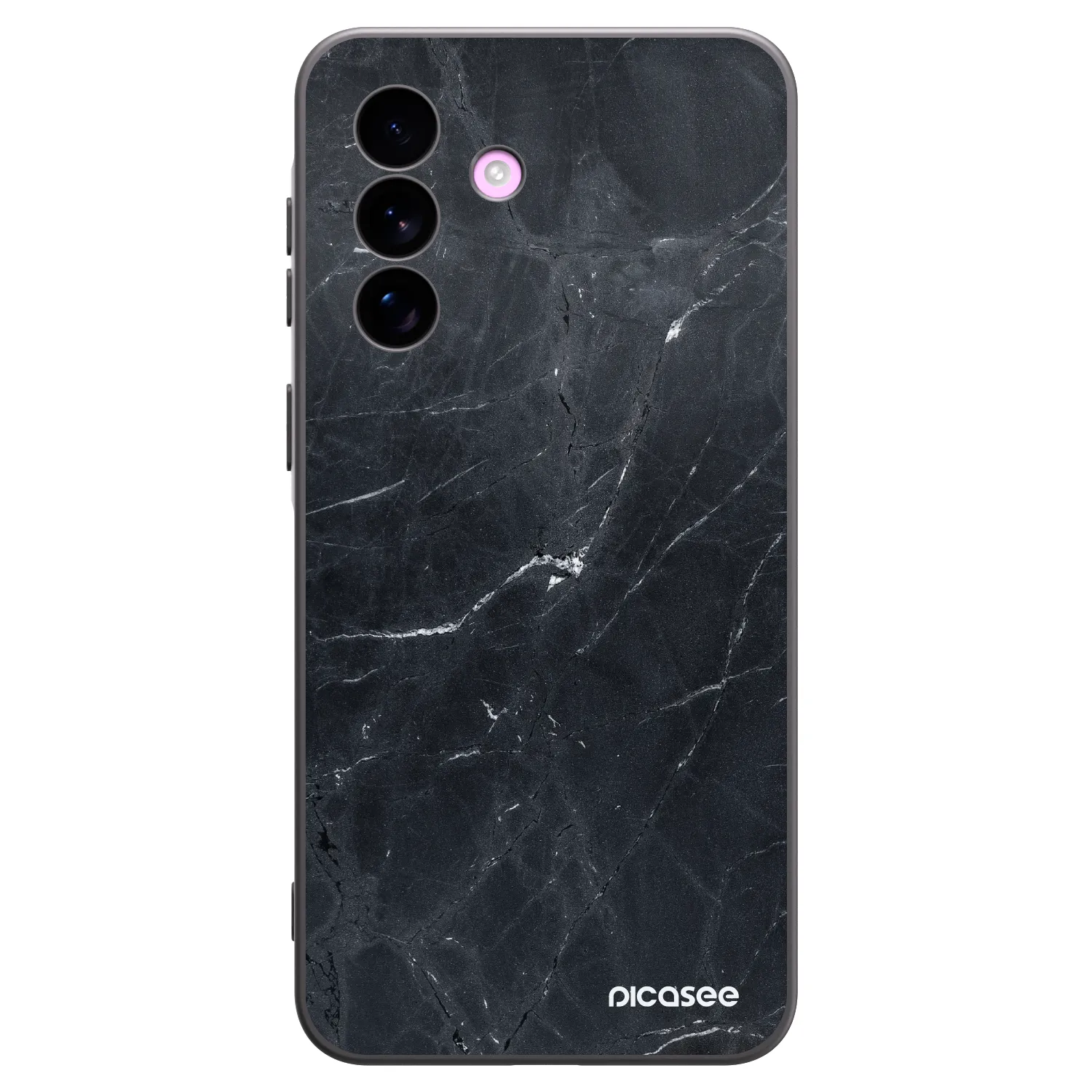 Picasee silikónový čierny obal pre Samsung Galaxy A57 5G - Black marble