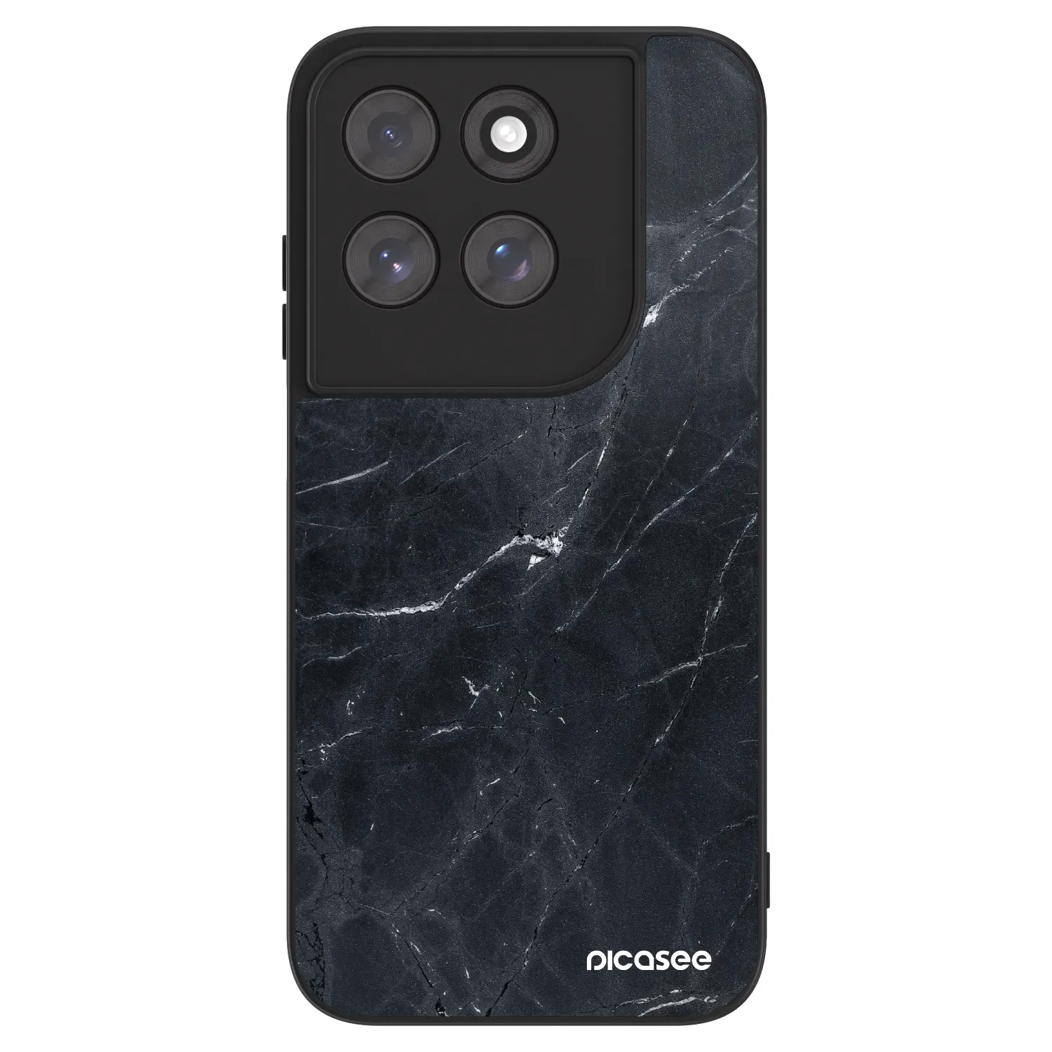 Picasee ULTIMATE CASE pro Motorola Moto G77 - Black marble