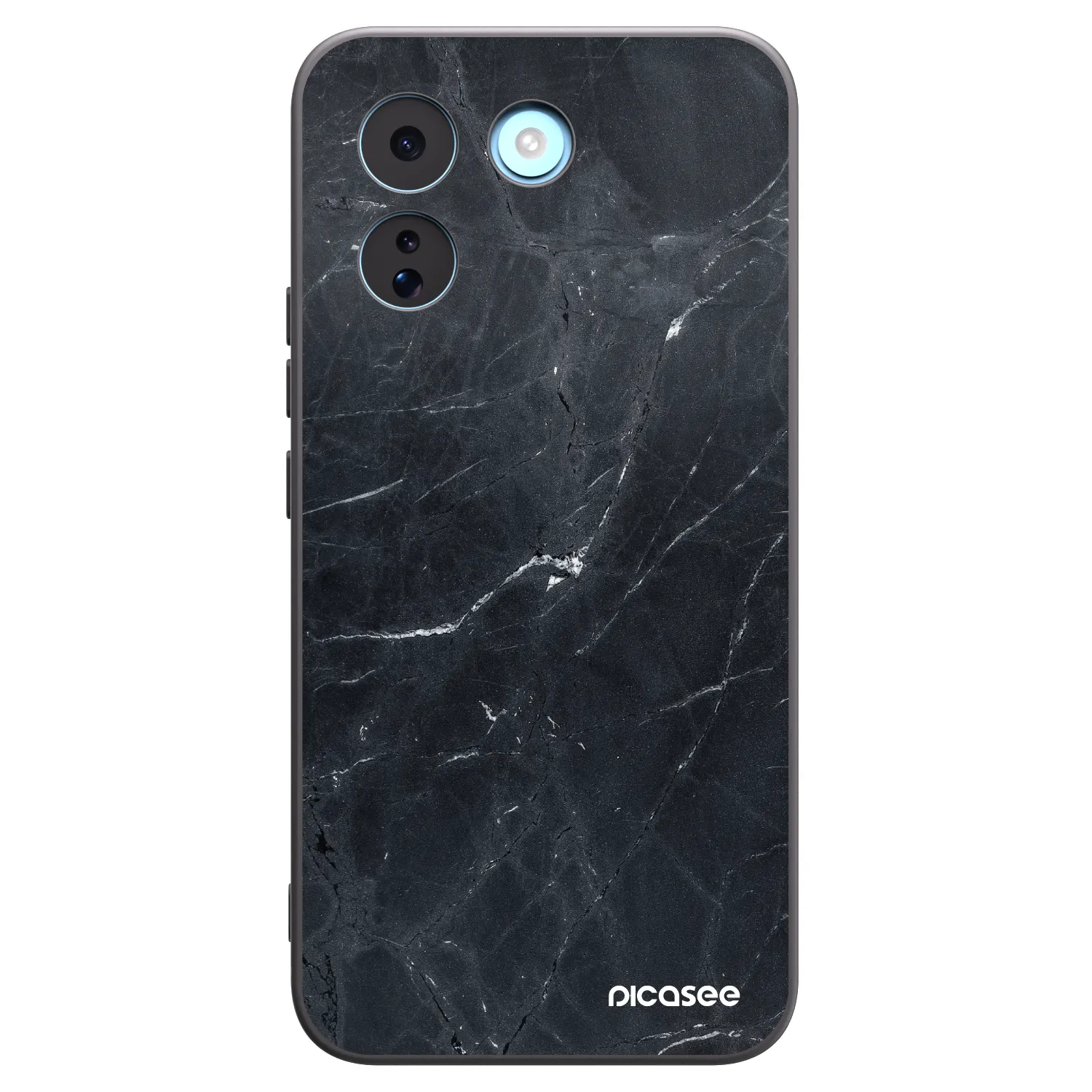Picasee silikónový čierny obal pre Xiaomi Redmi Note 17 Pro MAX 5G - Black marble