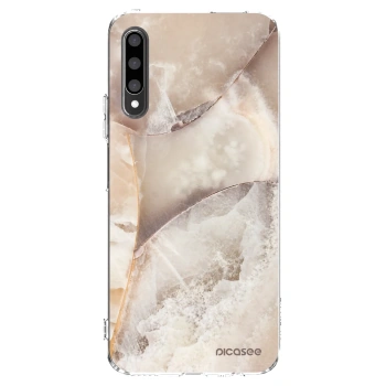 Picasee silikónový prehľadný obal pre Honor 9X Pro - Cream marble