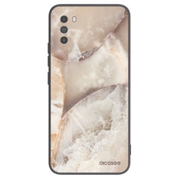 Picasee silikónový čierny obal pre Xiaomi Poco M3 - Cream marble