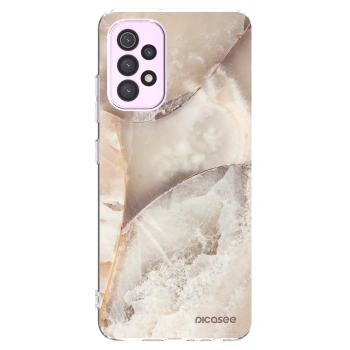 Picasee silikónový prehľadný obal pre Samsung Galaxy A32 5G A326B - Cream marble