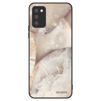 Obal pre Samsung Galaxy A02s A025G - Cream marble