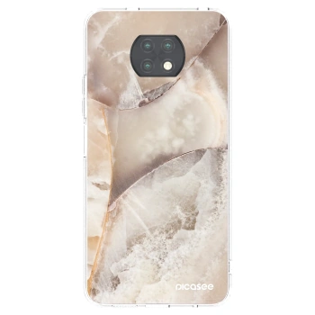 Picasee silikónový prehľadný obal pre Xiaomi Redmi Note 9T - Cream marble