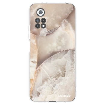 Picasee silikónový prehľadný obal pre Xiaomi Poco X4 Pro 5G - Cream marble