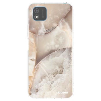 Picasee silikónový prehľadný obal pre Realme C11 (2021) - Cream marble