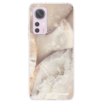 Picasee silikónový prehľadný obal pre Xiaomi 12 - Cream marble