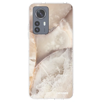 Picasee silikónový prehľadný obal pre Xiaomi 12 Pro - Cream marble