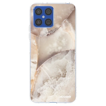 Picasee silikónový prehľadný obal pre Honor X8 4G - Cream marble