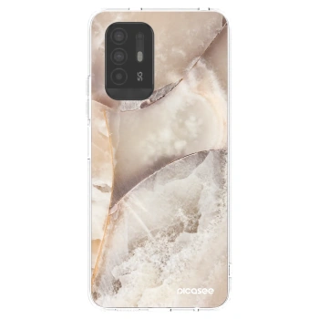 Picasee silikónový prehľadný obal pre OPPO A94 5G - Cream marble