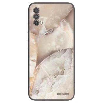 Obal pre Motorola Moto E40 - Cream marble