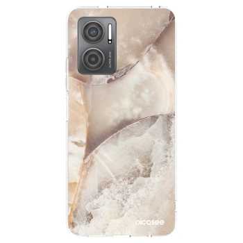 Picasee silikónový prehľadný obal pre Xiaomi Redmi 10 5G - Cream marble