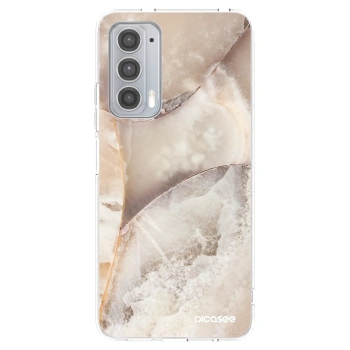 Obal pre Motorola Edge 20 - Cream marble