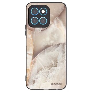 Picasee silikónový čierny obal pre Honor X6 - Cream marble
