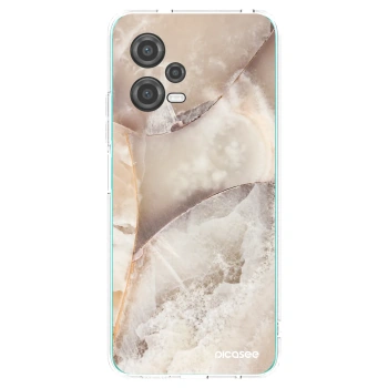 Picasee silikónový prehľadný obal pre Xiaomi Poco X5 - Cream marble