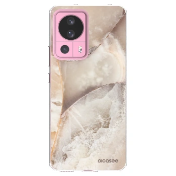 Picasee silikónový prehľadný obal pre Xiaomi 13 Lite - Cream marble