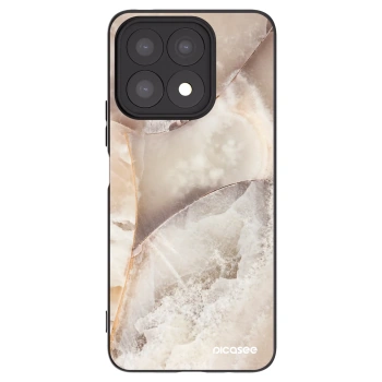 Picasee silikónový čierny obal pre Honor X8a - Cream marble