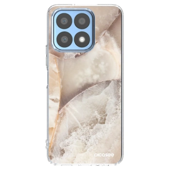 Picasee silikónový prehľadný obal pre Honor X8a - Cream marble