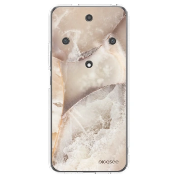 Picasee silikónový prehľadný obal pre Honor Magic5 Lite 5G - Cream marble