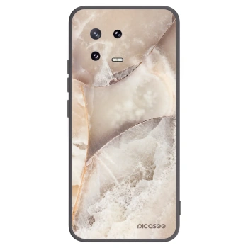 Picasee silikónový čierny obal pre Xiaomi 13 Pro - Cream marble