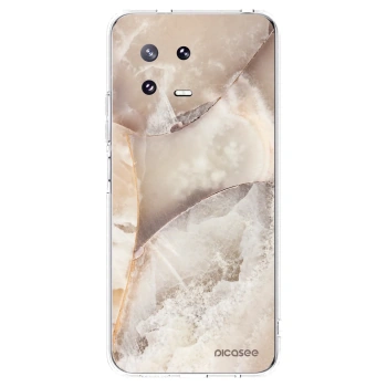 Picasee silikónový prehľadný obal pre Xiaomi 13 Pro - Cream marble