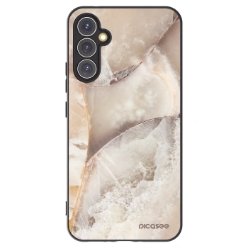 Picasee silikónový čierny obal pre Samsung Galaxy A34 5G A346B - Cream marble