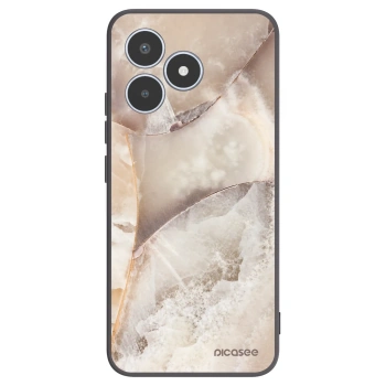 Picasee silikónový čierny obal pre Realme C53 - Cream marble