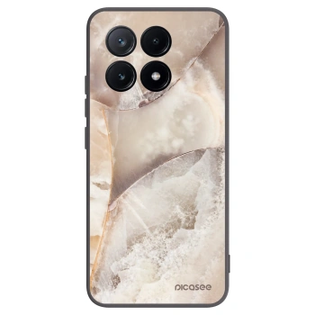 Picasee silikónový čierny obal pre Xiaomi Poco X6 Pro - Cream marble