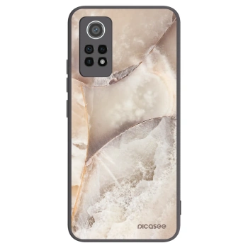 Picasee silikónový čierny obal pre Xiaomi Redmi Note 12 Pro 4G - Cream marble