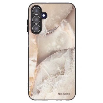 Picasee silikónový čierny obal pre Samsung Galaxy A15 A155F 4G - Cream marble