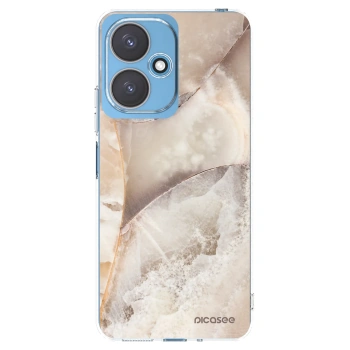 Picasee silikónový prehľadný obal pre Xiaomi Redmi 13C 5G - Cream marble