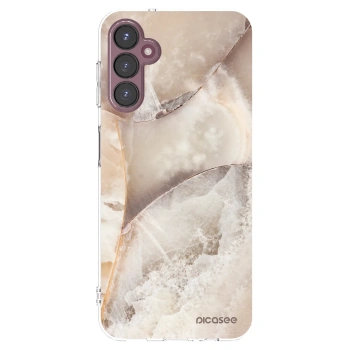 Picasee silikónový prehľadný obal pre Samsung Galaxy A05s A057G - Cream marble